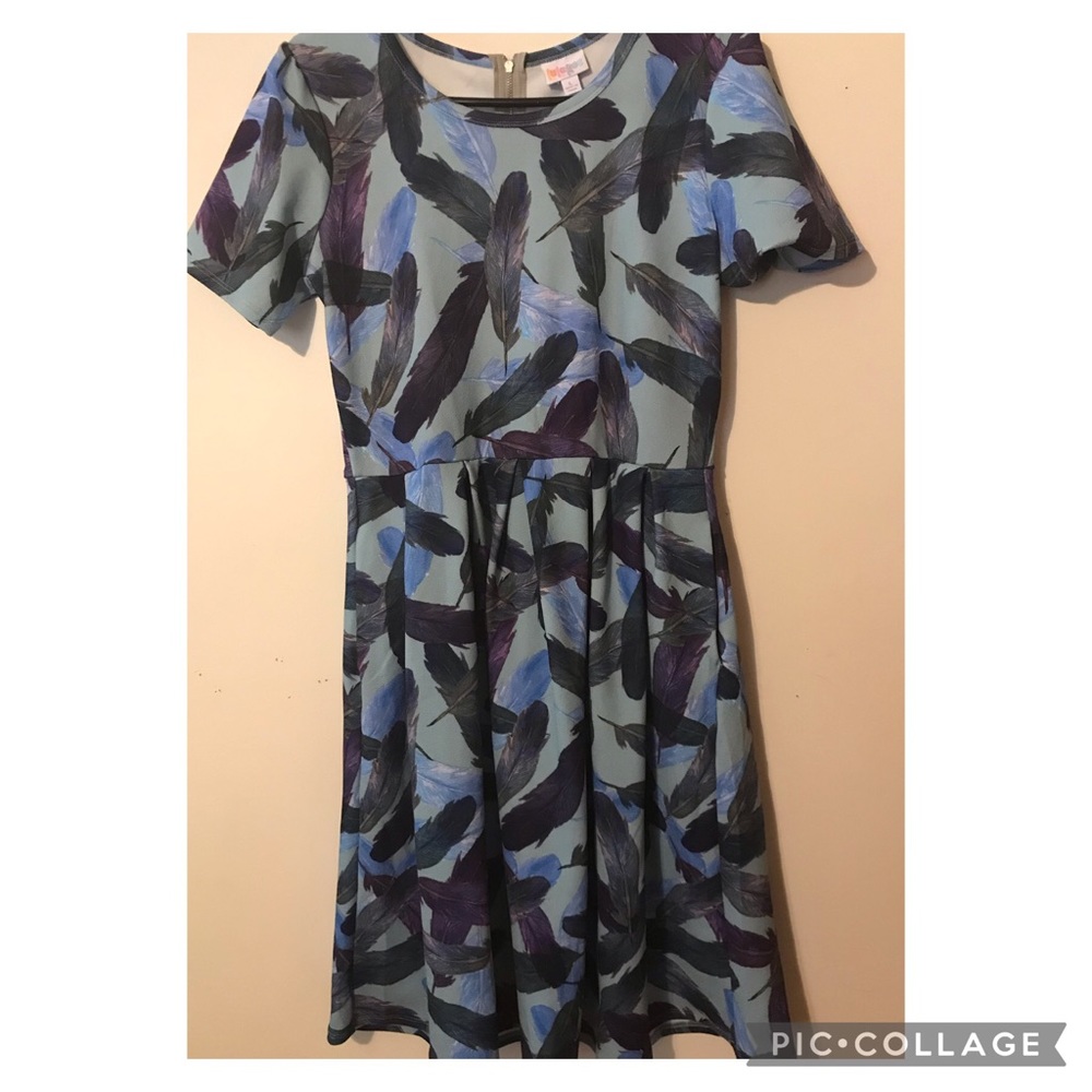 LuLaRoe feather dress